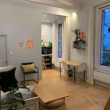 Charme Discret Loft Mezzanine Avec Vue Sur Jardin Apartment *